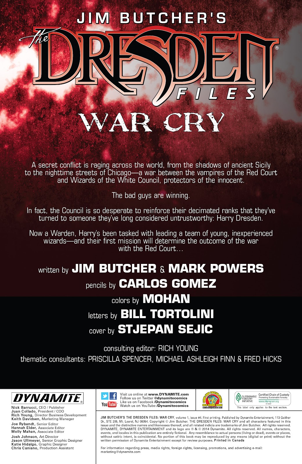 Jim Butcher's The Dresden Files: War Cry issue 4 - Page 2