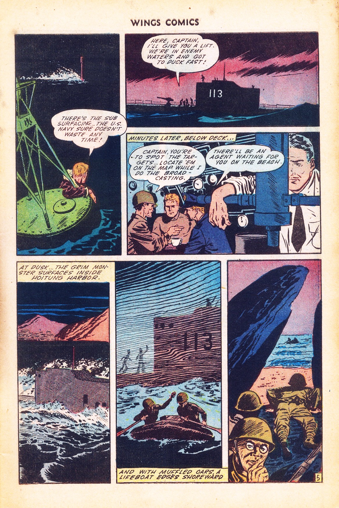 Read online Wings Comics comic -  Issue #51 - 7