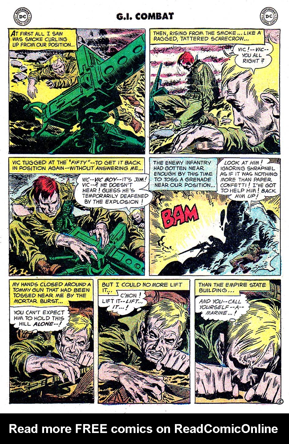 Read online G.I. Combat (1952) comic -  Issue #45 - 5
