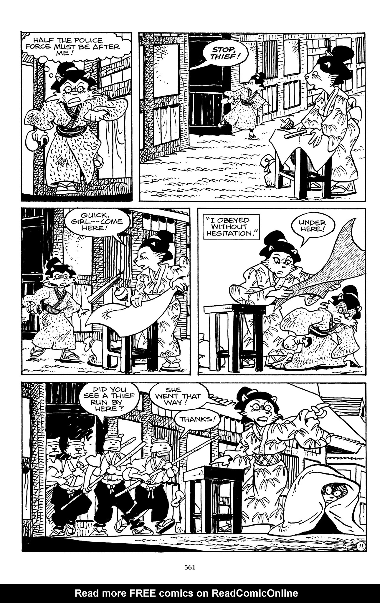 Read online The Usagi Yojimbo Saga comic -  Issue # TPB 3 - 556