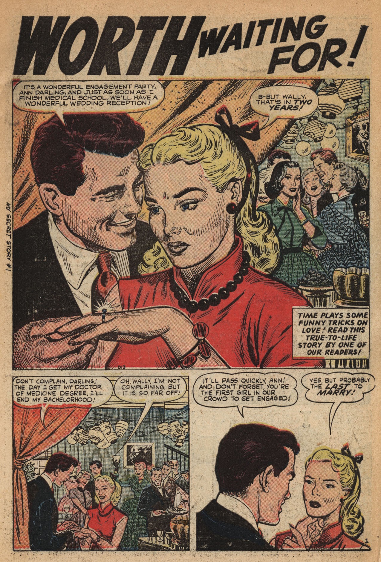 Read online Secret Story Romances comic -  Issue #1 - 3