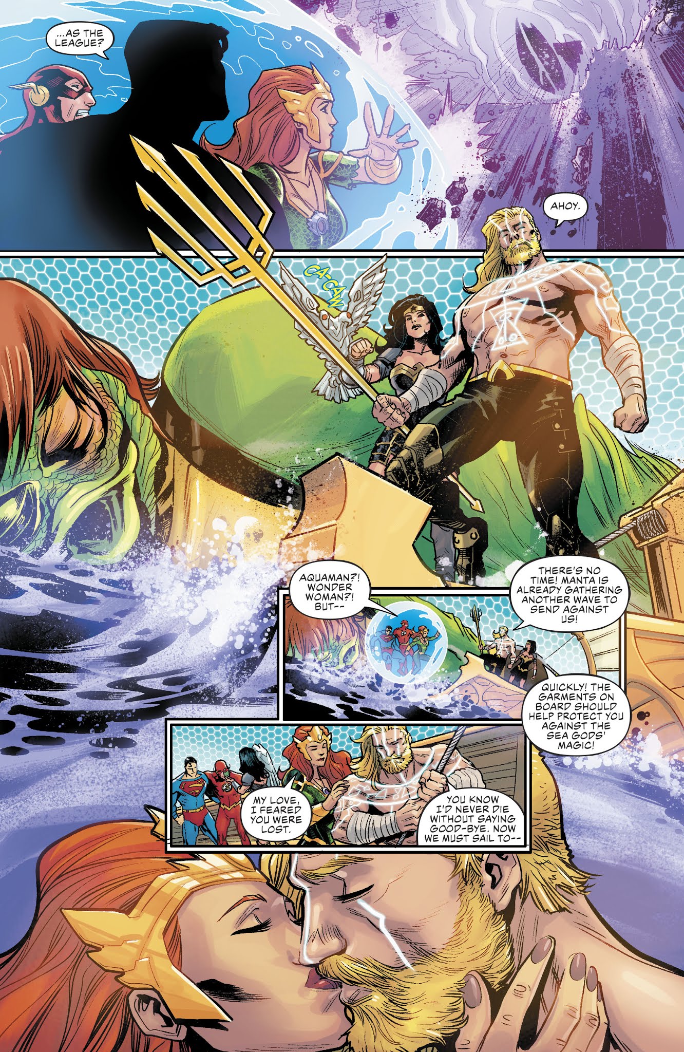 Read online Aquaman/Justice League: Drowned Earth Special comic -  Issue # Full - 7