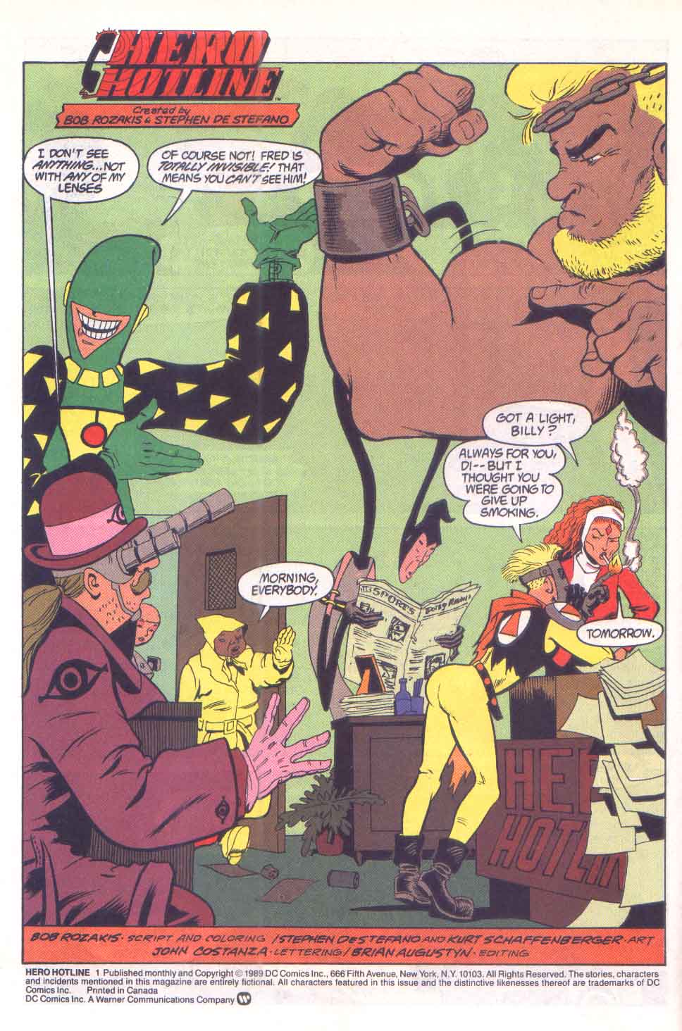 Read online Hero Hotline comic -  Issue #1 - 3