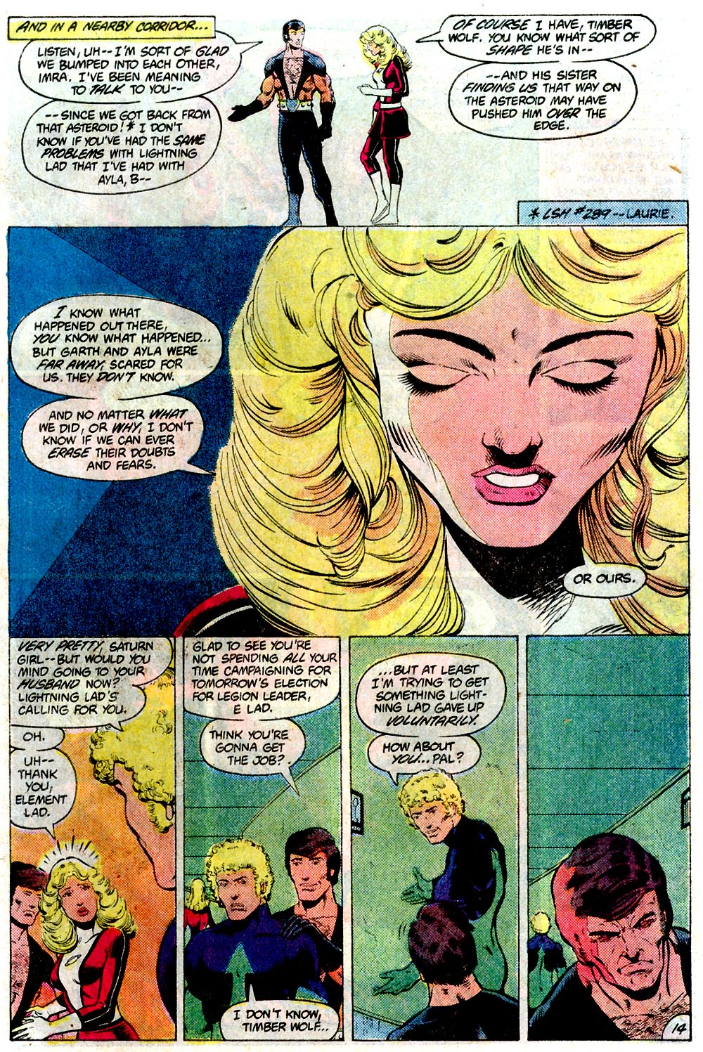 Legion of Super-Heroes (1980) 290 Page 14