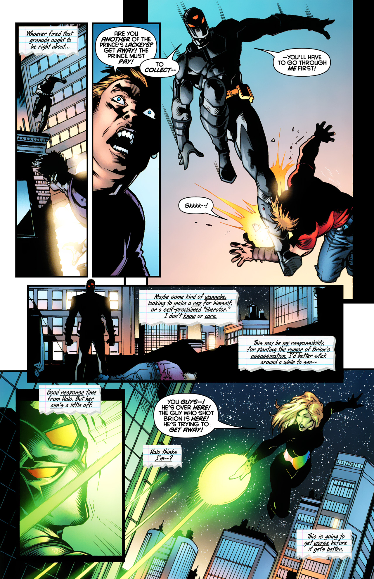 Read online Bruce Wayne: The Road Home comic -  Issue # Issue Outsiders - 14