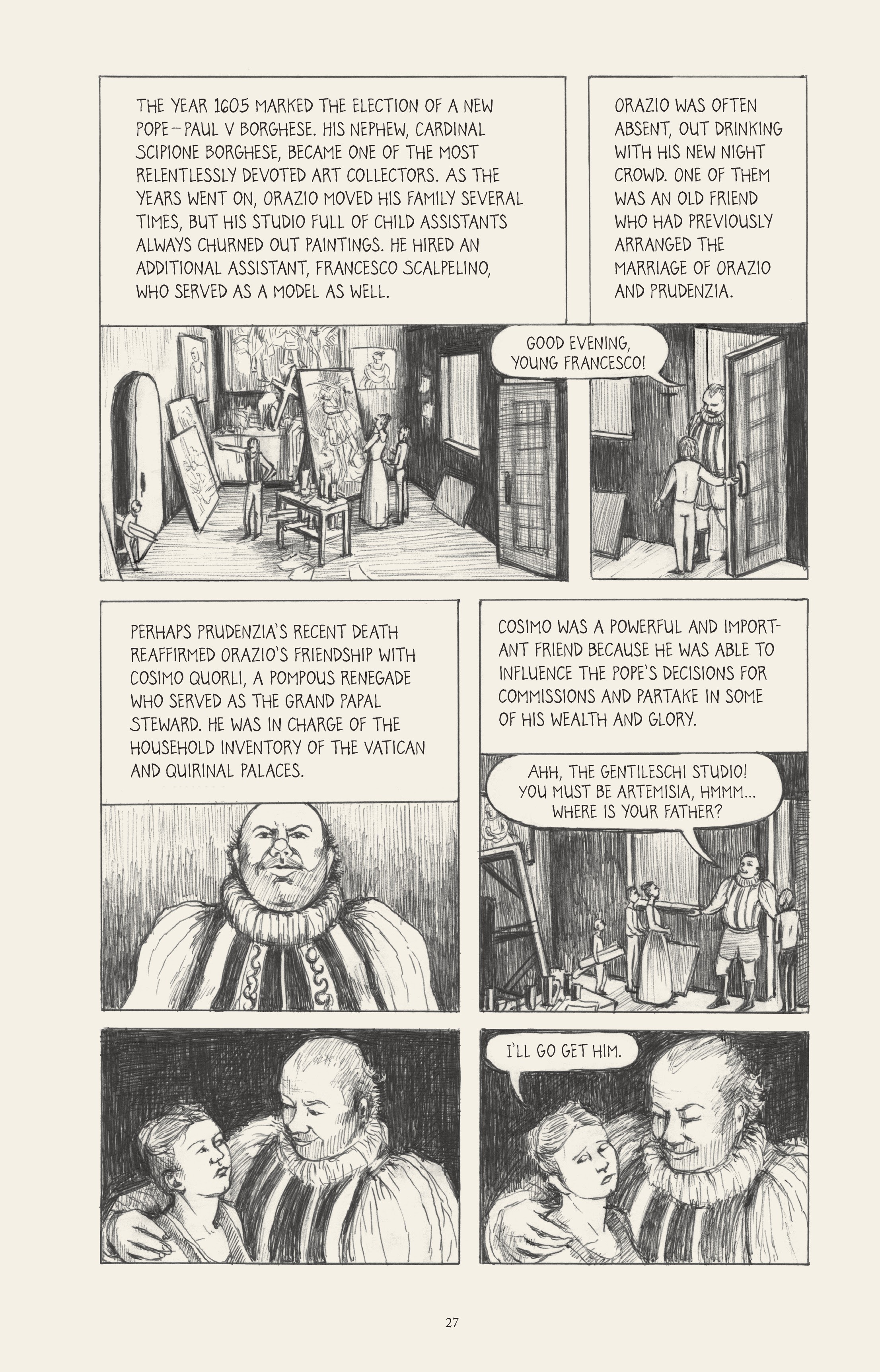 Read online I Know What I Am: The Life and Times of Artemisia Gentileschi comic -  Issue # TPB (Part 1) - 36