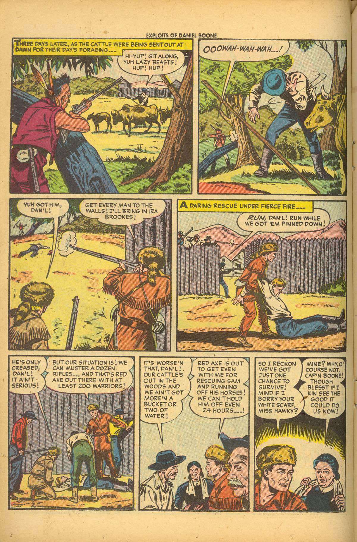 Read online Exploits of Daniel Boone comic -  Issue #2 - 14