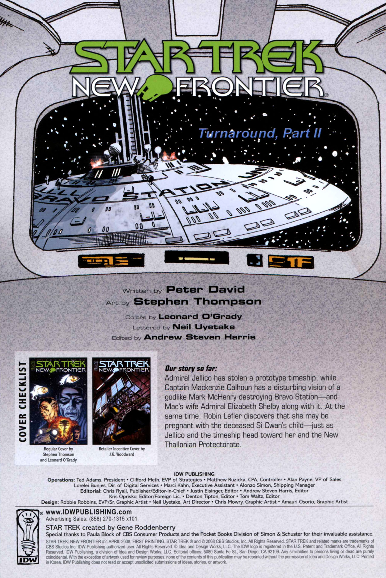 Read online Star Trek: New Frontier comic -  Issue #2 - 2