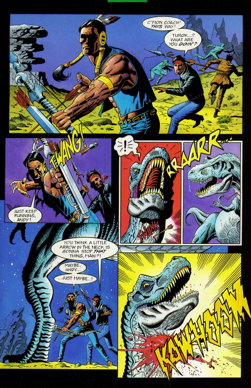 Read online Turok, Dinosaur Hunter (1993) comic -  Issue #33 - 4