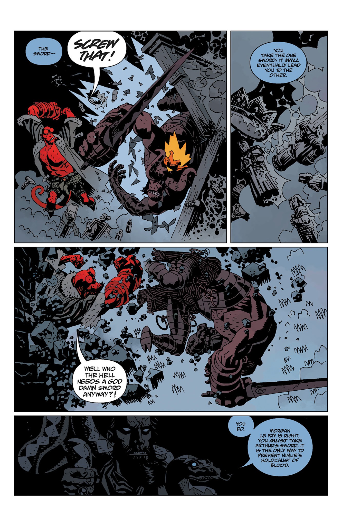 Read online Hellboy: The Wild Hunt comic -  Issue # TPB - 150