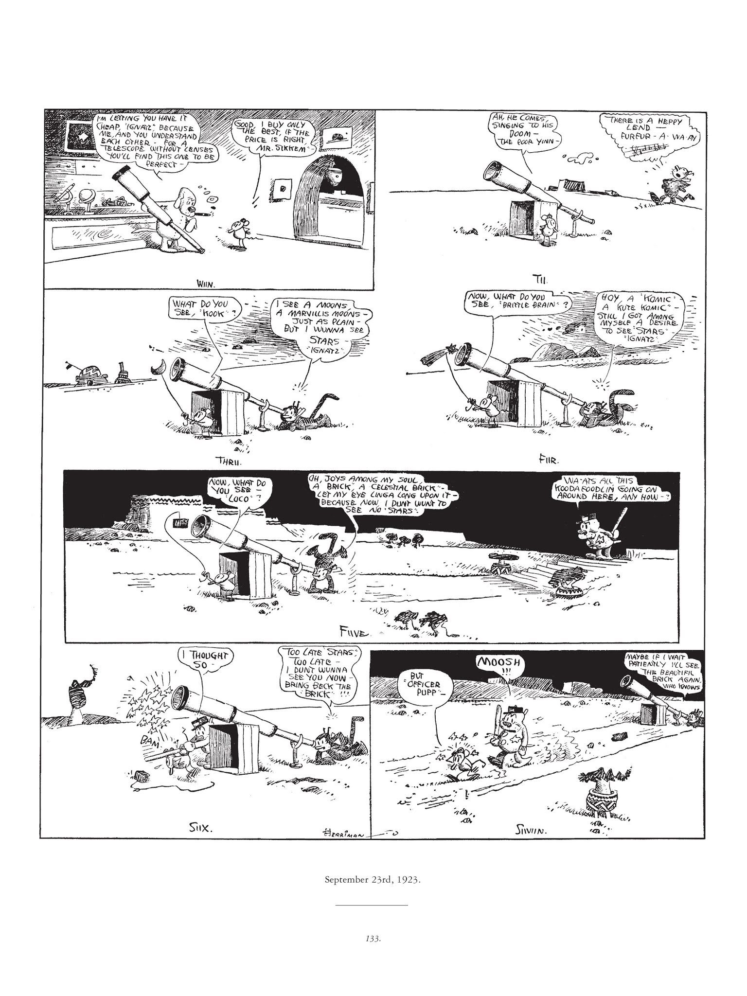 Read online Krazy & Ignatz comic -  Issue # TPB 3 - 133