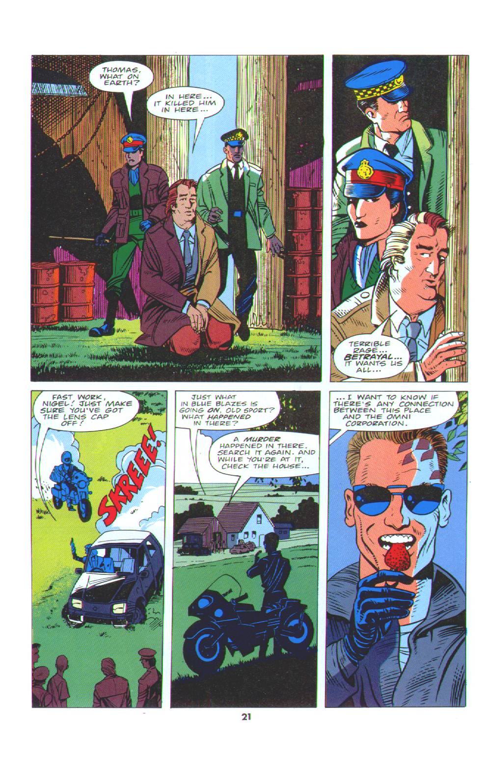 Read online The Knights of Pendragon comic -  Issue #1 - 21