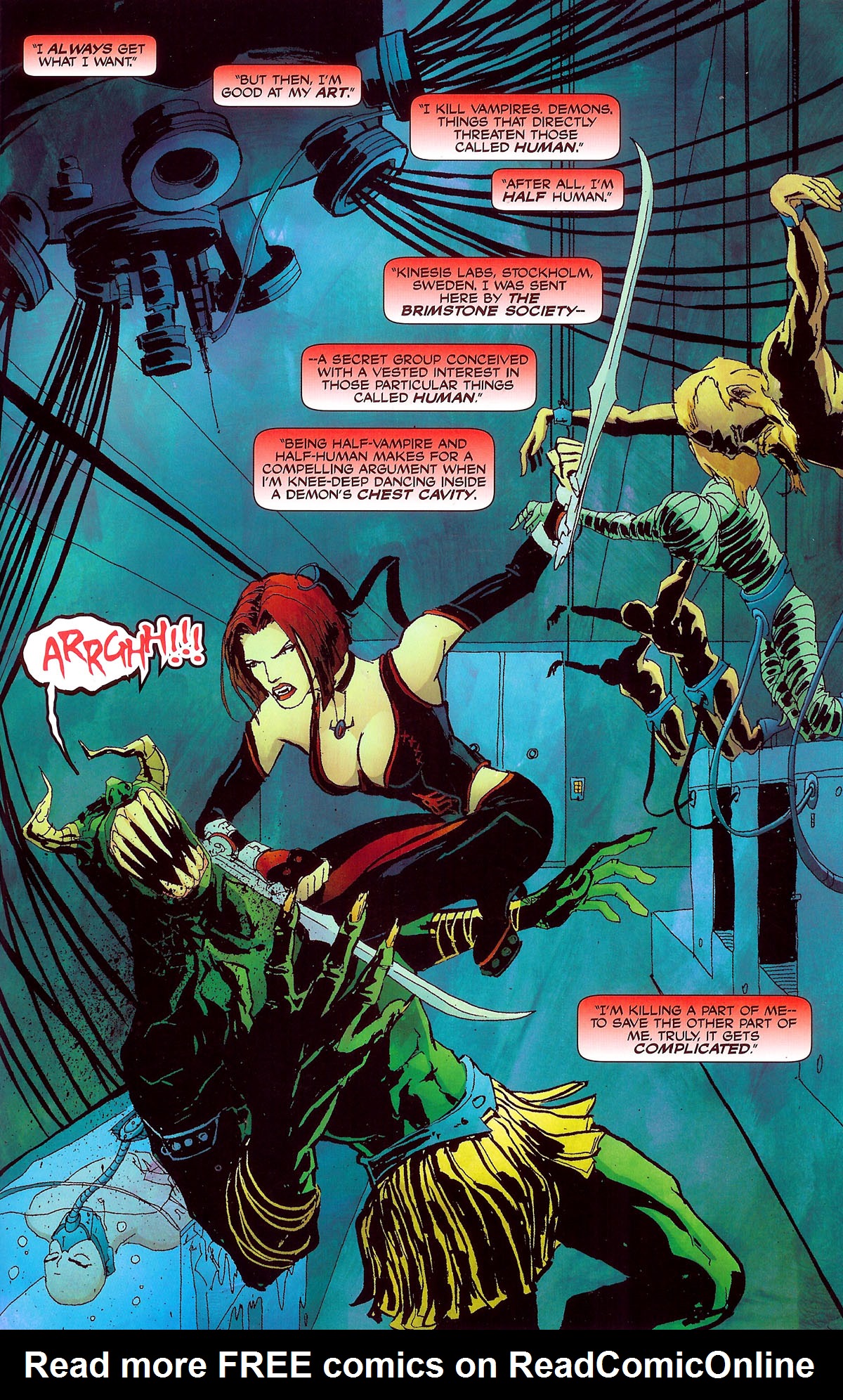 Read online BloodRayne: Seeds of Sin comic -  Issue # Full - 4