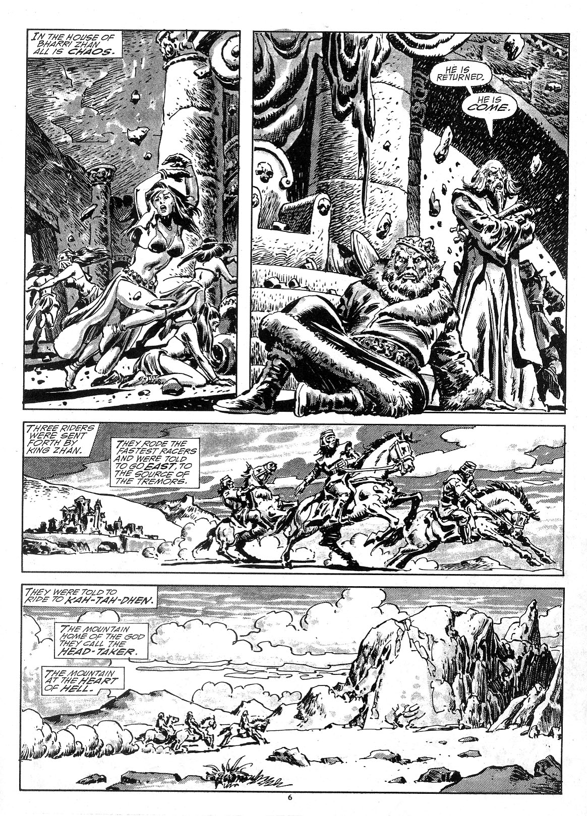 Read online The Savage Sword Of Conan comic -  Issue #183 - 7
