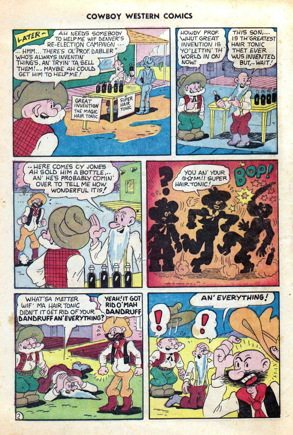 Read online Cowboy Western Comics (1948) comic -  Issue #33 - 8