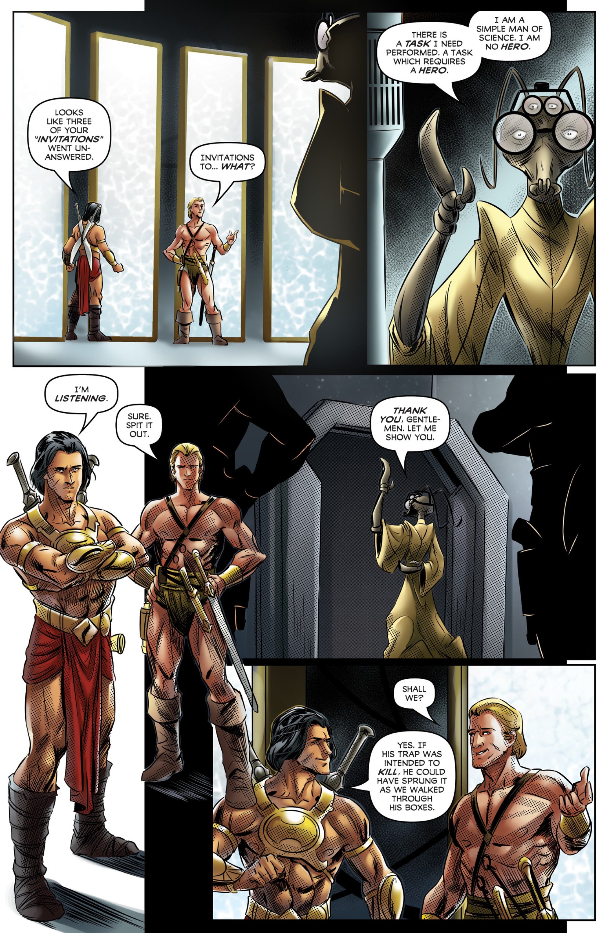 Read online Carson of Venus: Warlord of Mars comic -  Issue #1 - 5
