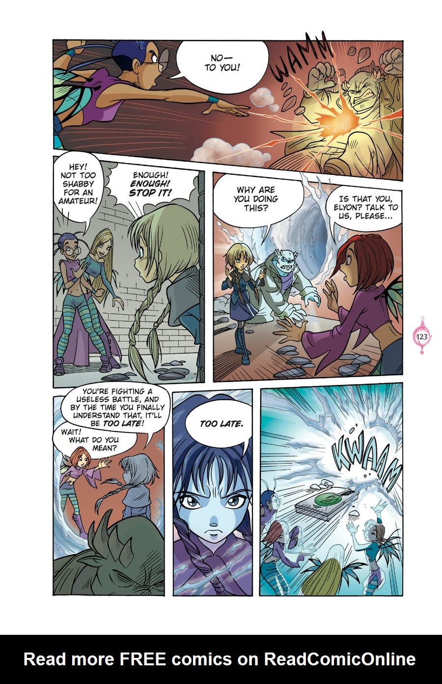 Read online W.i.t.c.h. Graphic Novels comic -  Issue # TPB 1 - 124