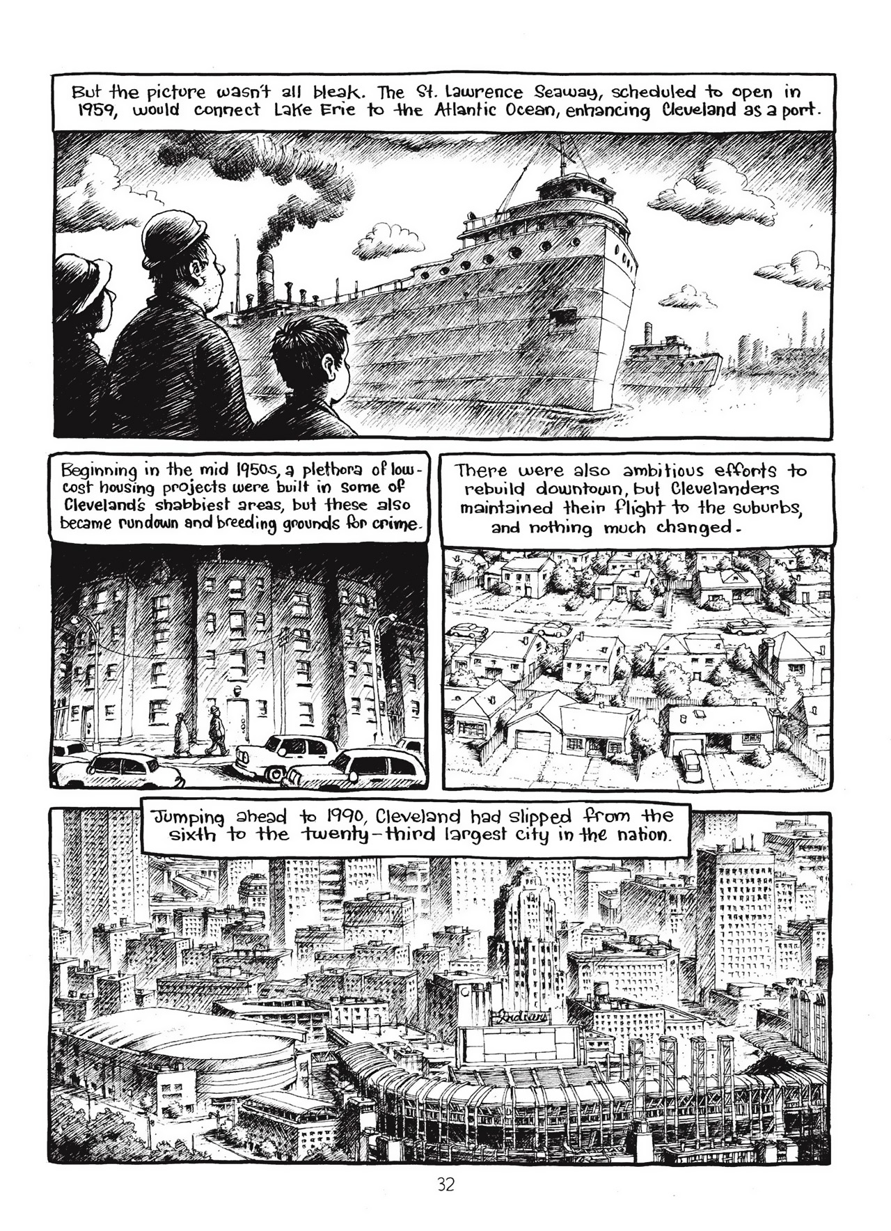 Read online Harvey Pekar's Cleveland comic -  Issue # TPB - 33