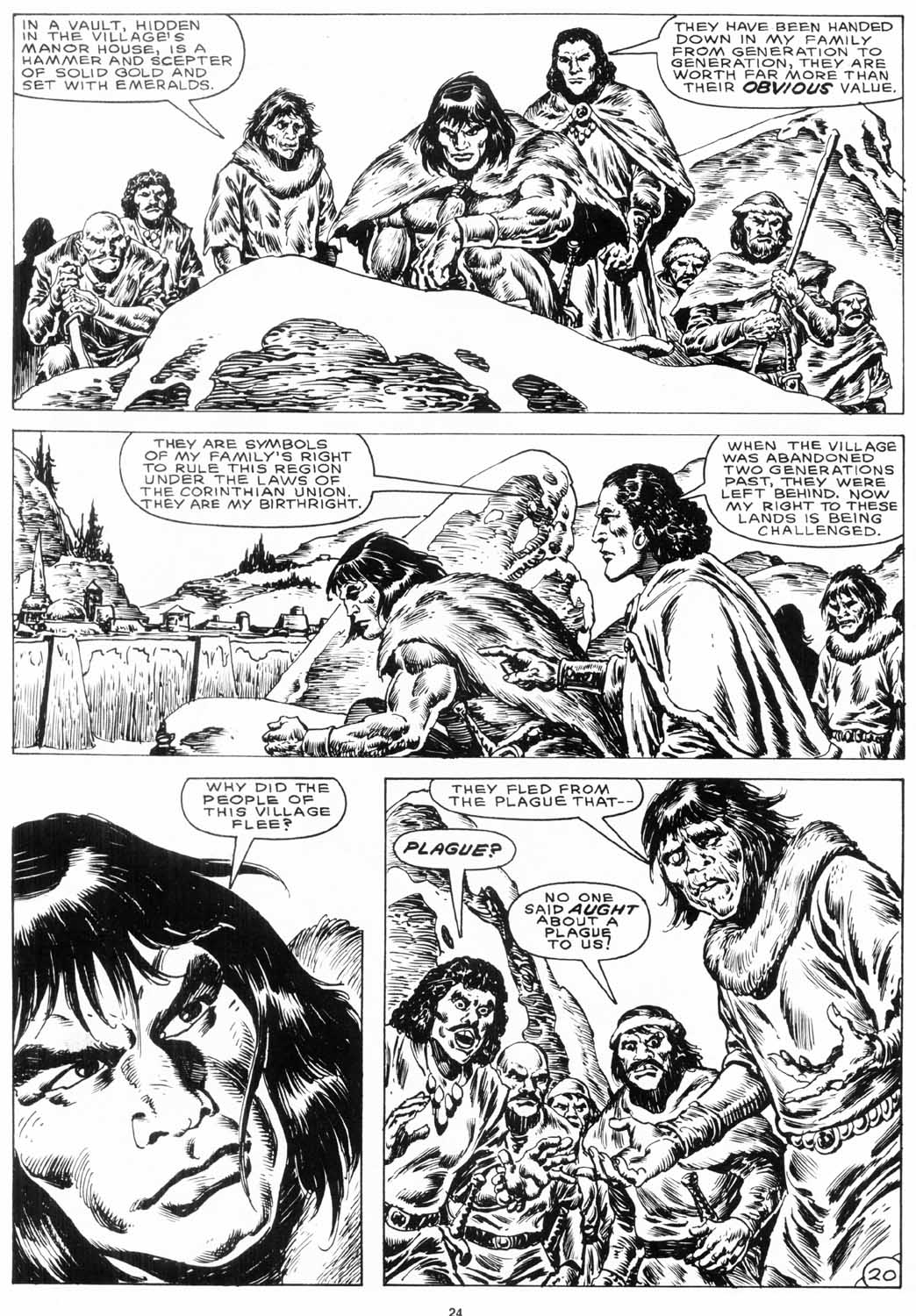 Read online The Savage Sword Of Conan comic -  Issue #155 - 25