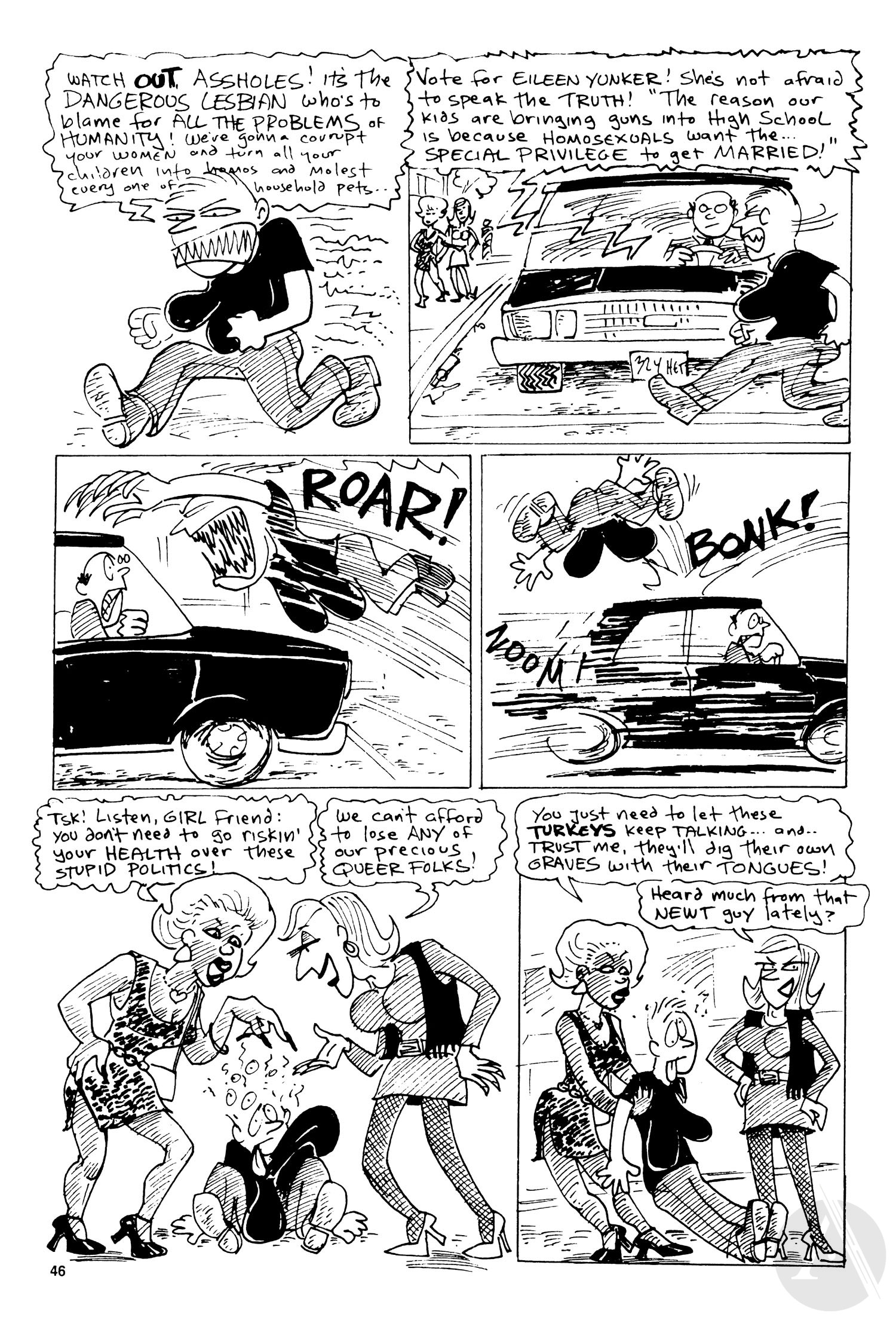 Read online Bitchy Butch: World's Angriest Dyke comic -  Issue # TPB - 52