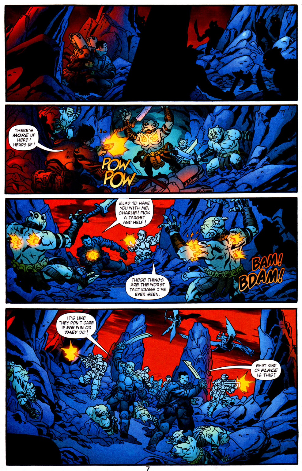 Read online Human Defense Corps comic -  Issue #6 - 8
