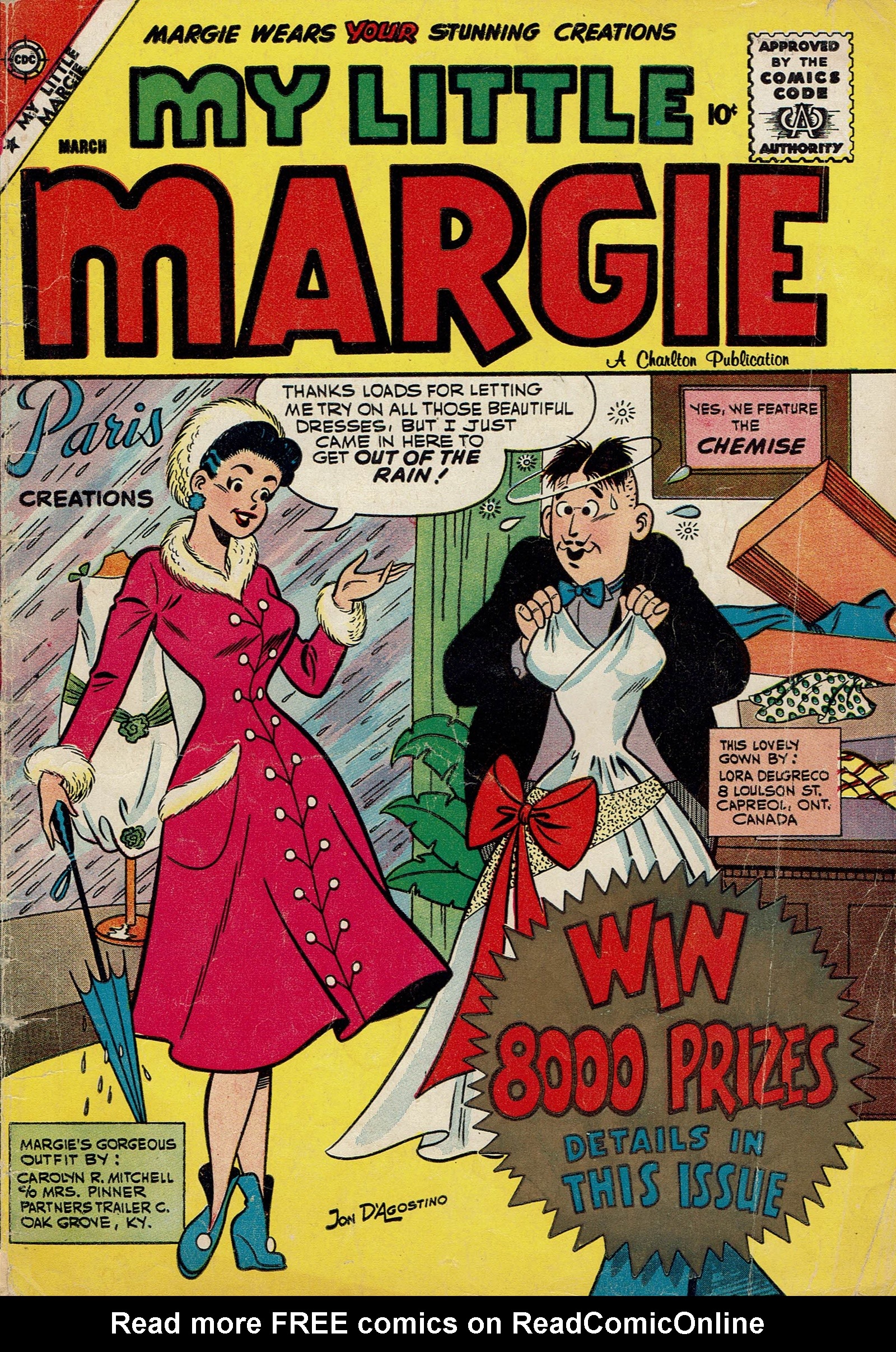 Read online My Little Margie (1954) comic -  Issue #23 - 1