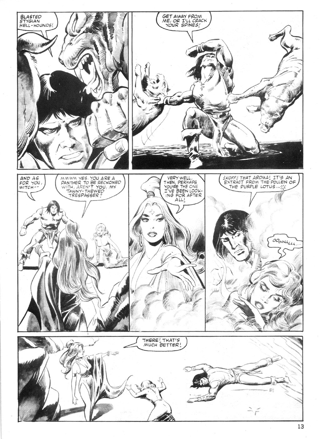 Read online The Savage Sword Of Conan comic -  Issue #94 - 12