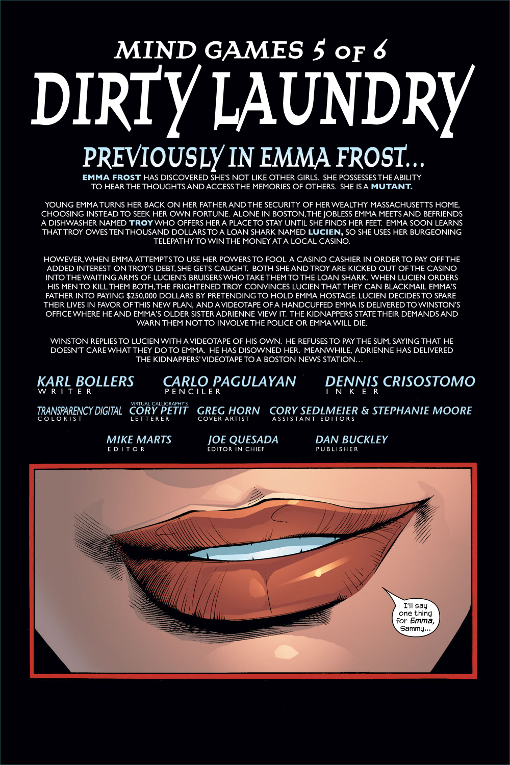 Read online Emma Frost comic -  Issue #11 - 2