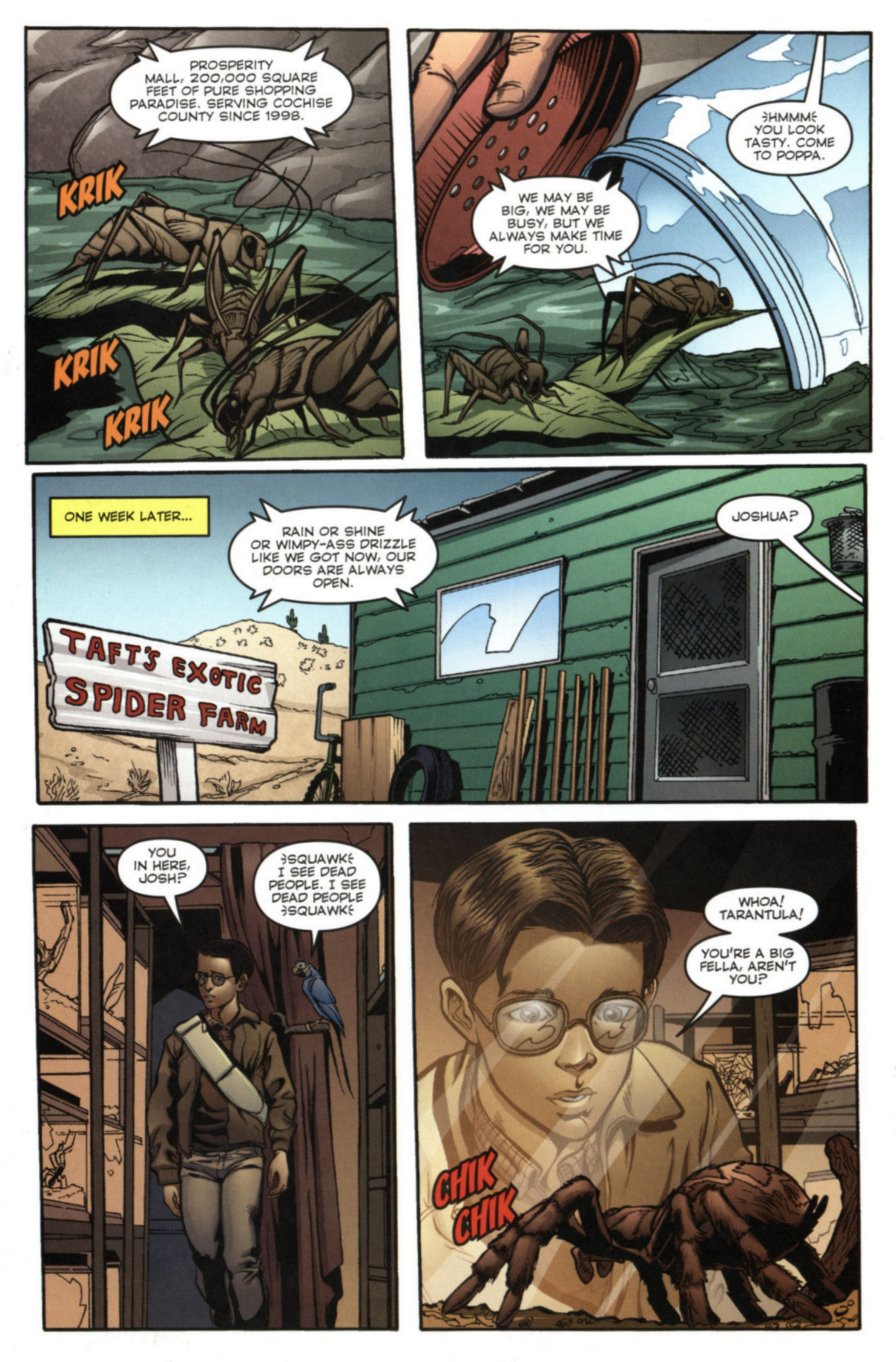 Read online Eight Legged Freaks comic -  Issue # Full - 9