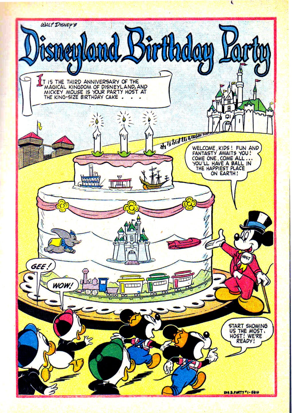 Read online Disneyland Birthday Party comic -  Issue # TPB - 3