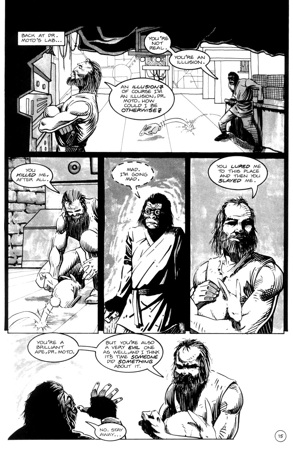 Read online Planet of the Apes (1990) comic -  Issue #18 - 17