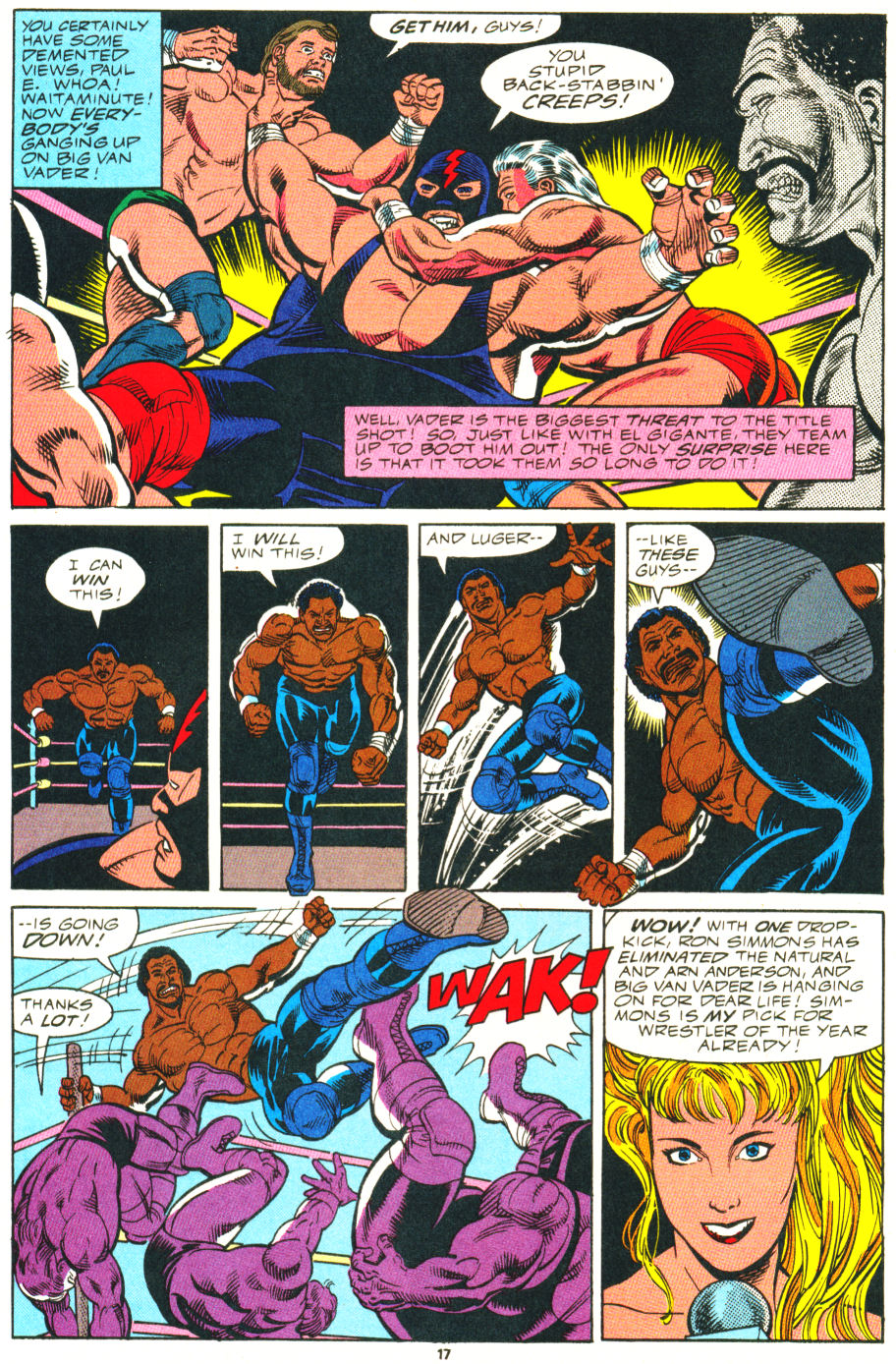 Read online WCW World Championship Wrestling comic -  Issue #1 - 14