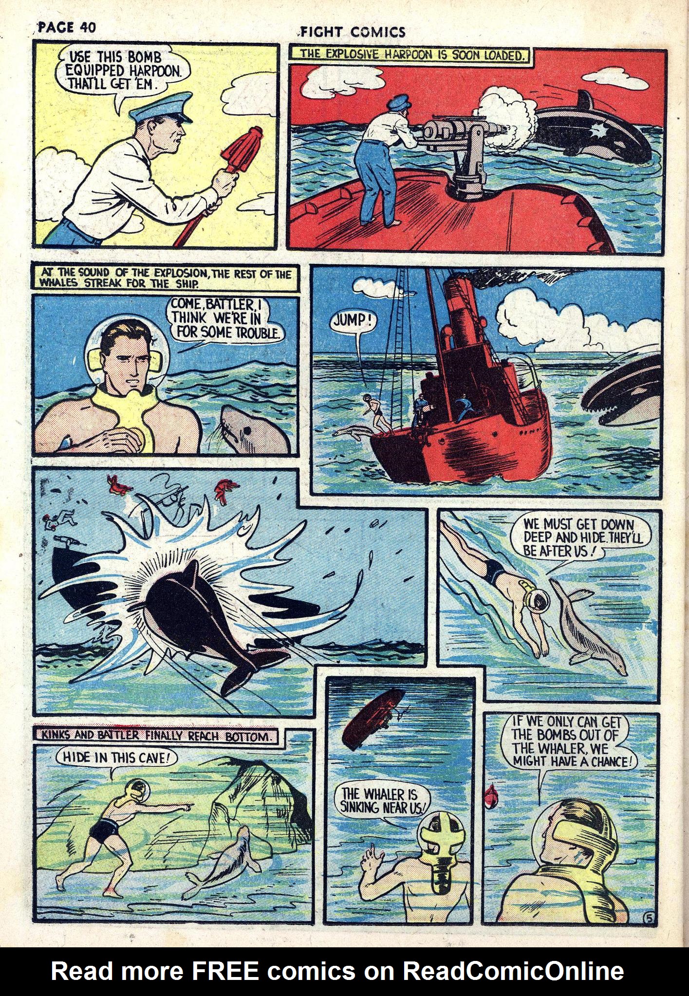 Read online Fight Comics comic -  Issue #10 - 42