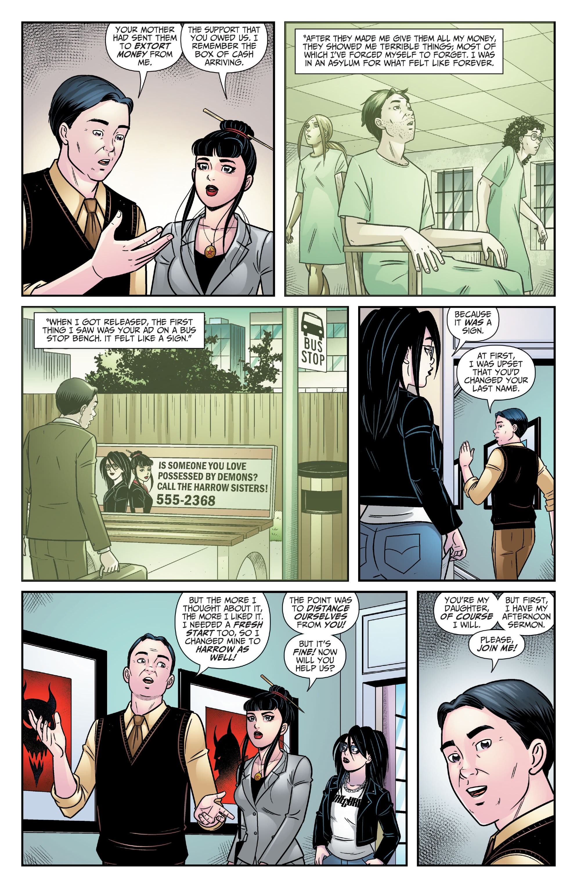 Read online Exorsisters comic -  Issue #8 - 9