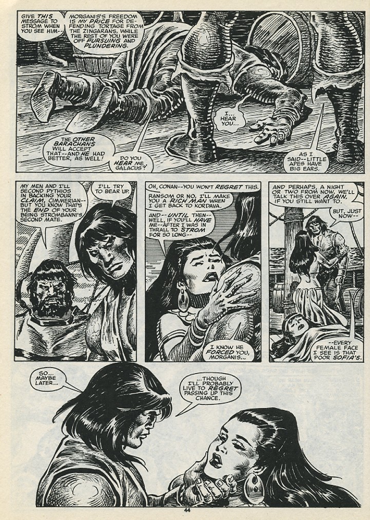 Read online The Savage Sword Of Conan comic -  Issue #199 - 46