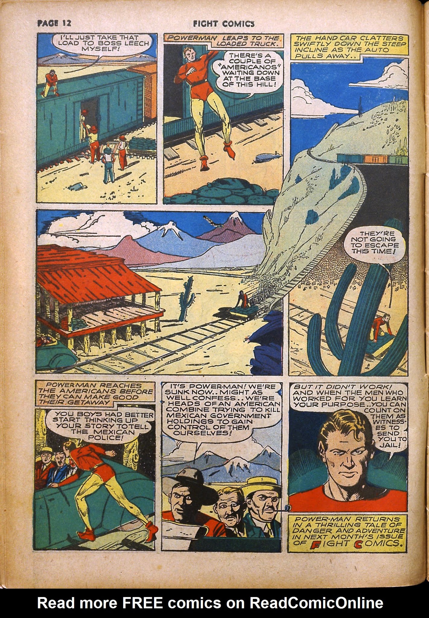 Read online Fight Comics comic -  Issue #14 - 14