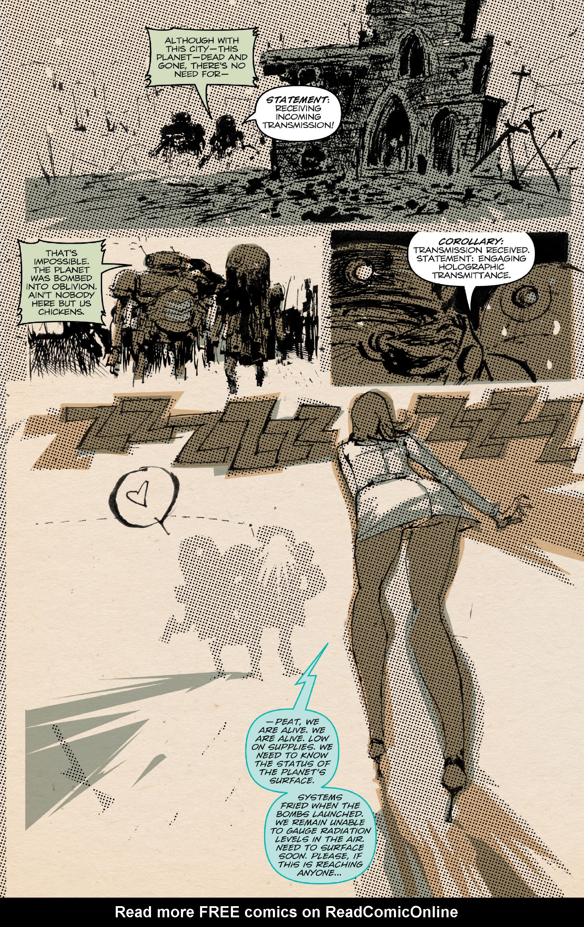Read online ZVRC: Zombies Vs. Robots Classic comic -  Issue #4 - 6