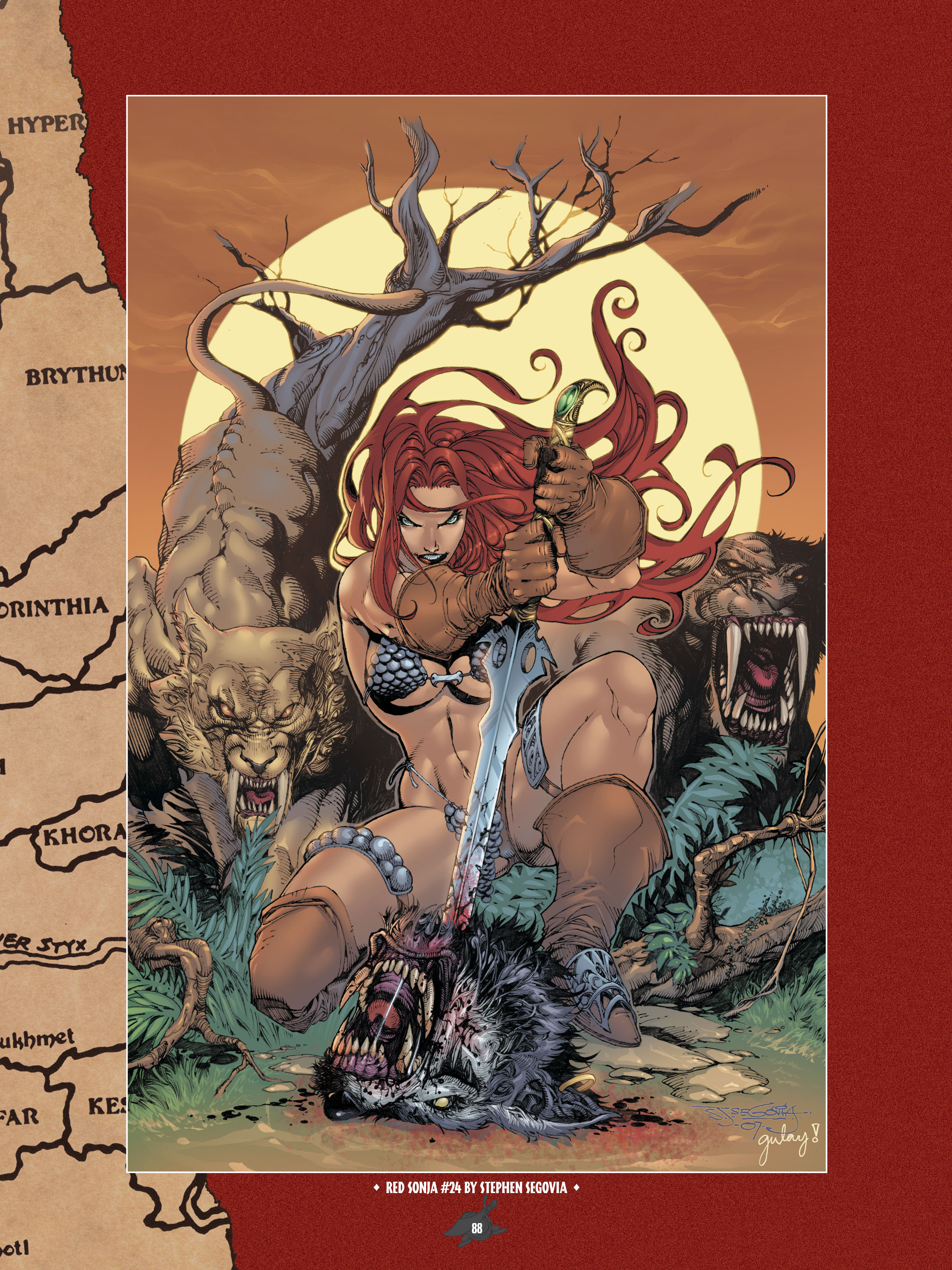 Read online The Art of Red Sonja comic -  Issue # TPB 1 (Part 1) - 87