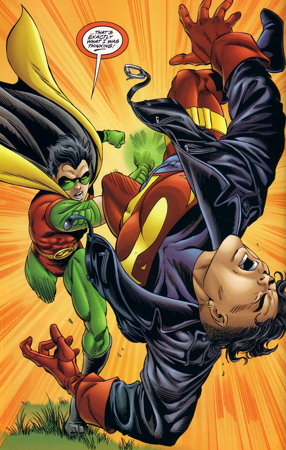 Read online Superboy/Robin: World's Finest Three comic -  Issue #2 - 32