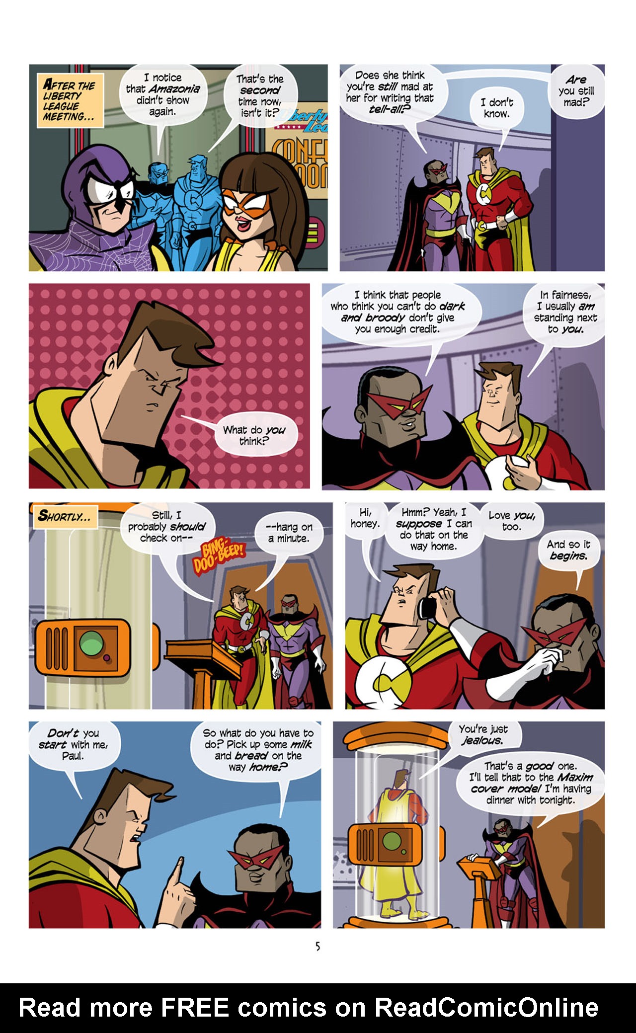 Read online Love and Capes comic -  Issue #8 - 7