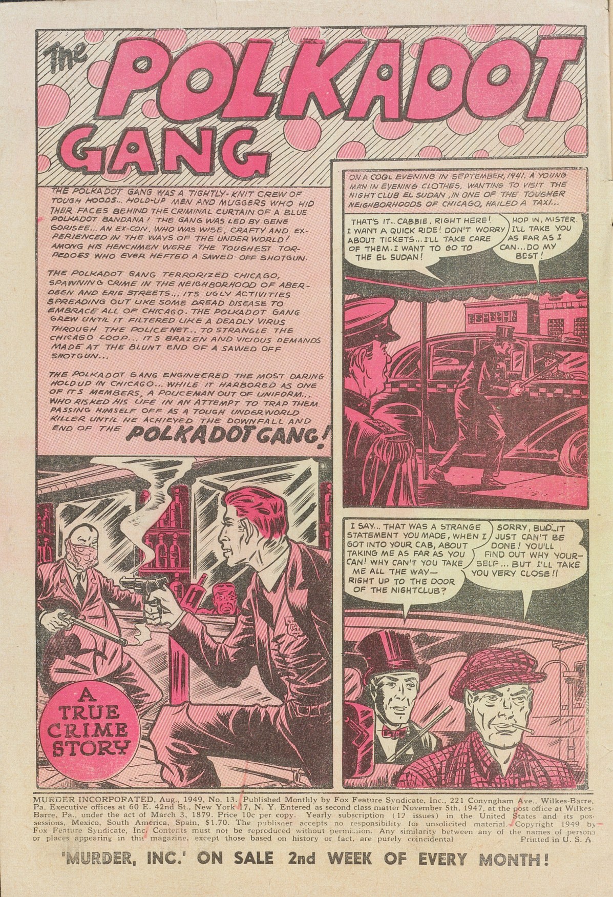 Read online Murder Incorporated (1948) comic -  Issue #13 - 2