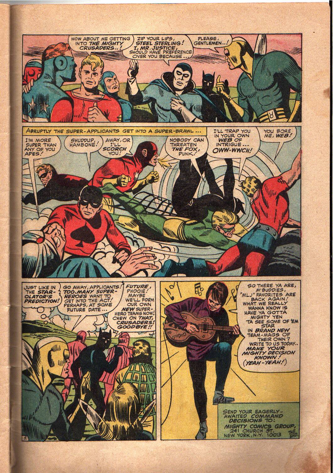 Read online The Mighty Crusaders (1965) comic -  Issue #4 - 25
