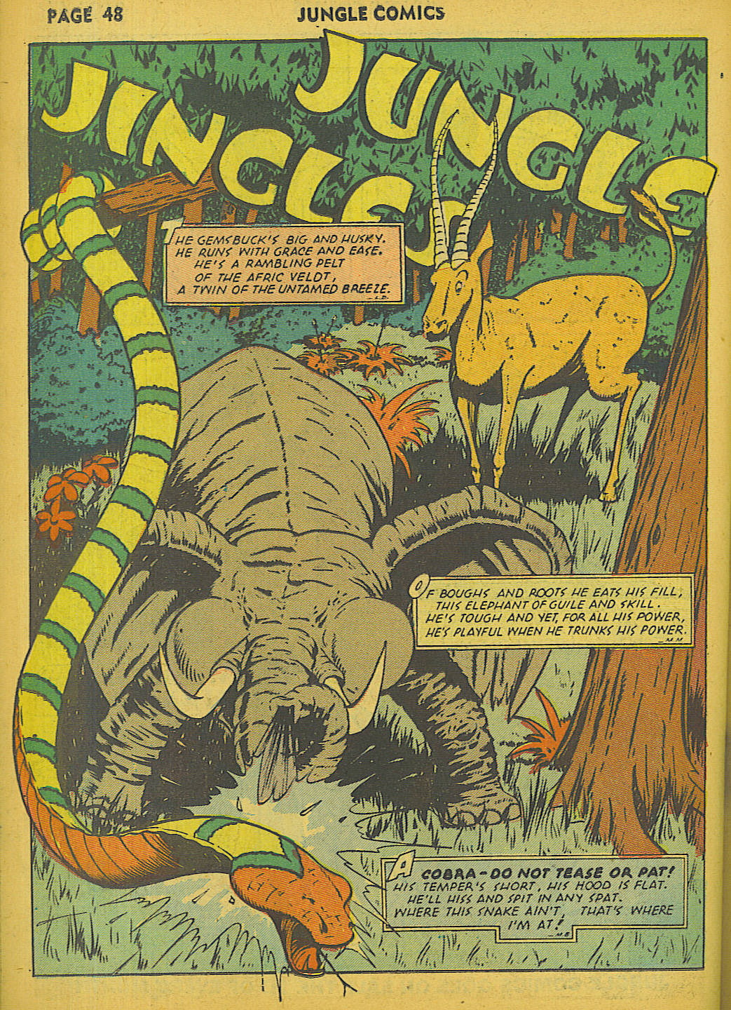 Read online Jungle Comics comic -  Issue #30 - 52