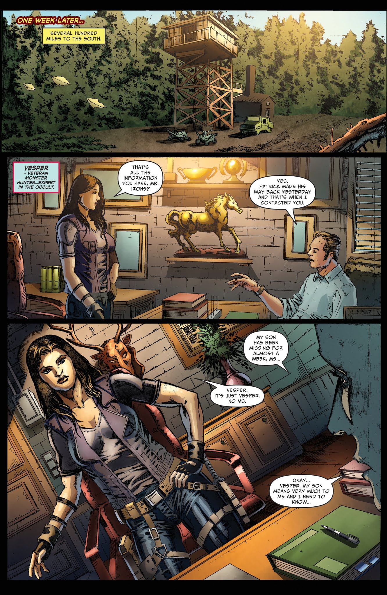 Read online The Monster Hunters' Survival Guide Case Files: Wendigo comic -  Issue # Full - 6