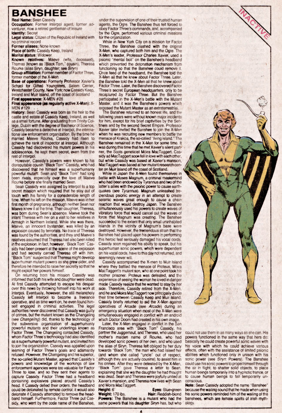 The Official Handbook of the Marvel Universe issue 13 - Page 5