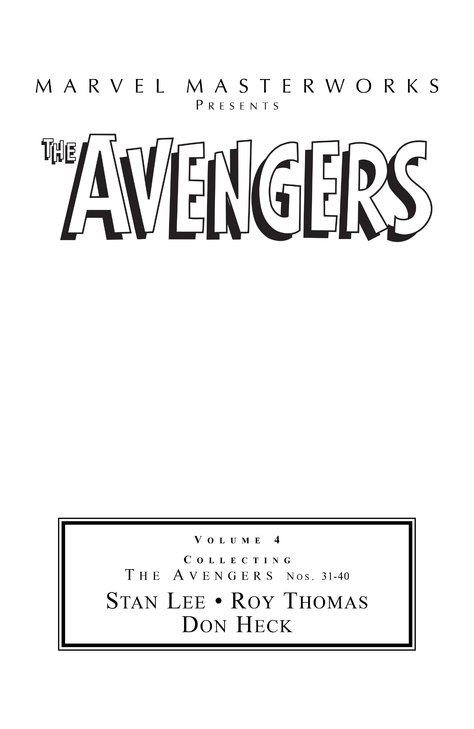 Read online Marvel Masterworks: The Avengers comic -  Issue # TPB 4 (Part 1) - 2