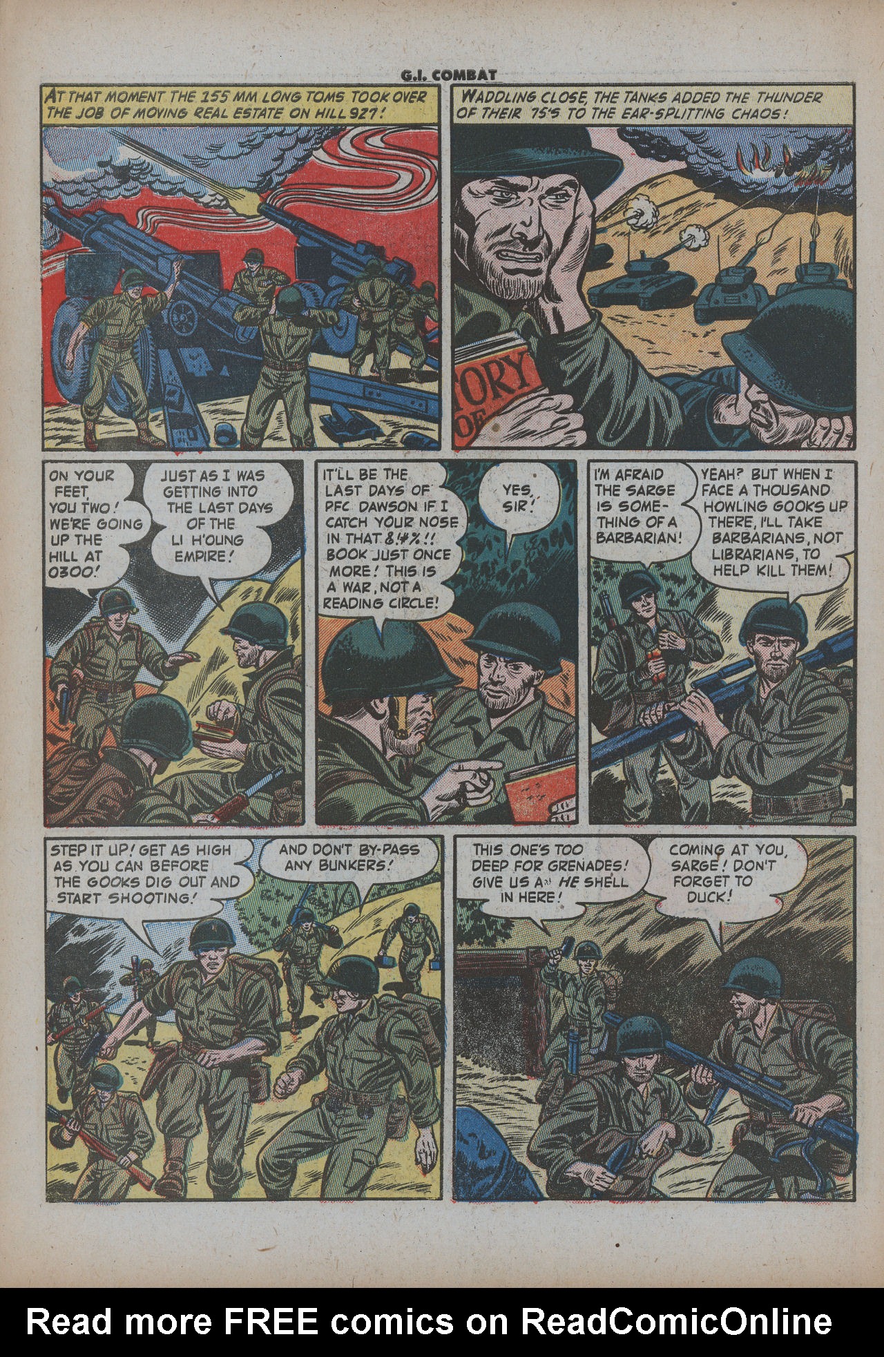 Read online G.I. Combat (1952) comic -  Issue #8 - 7