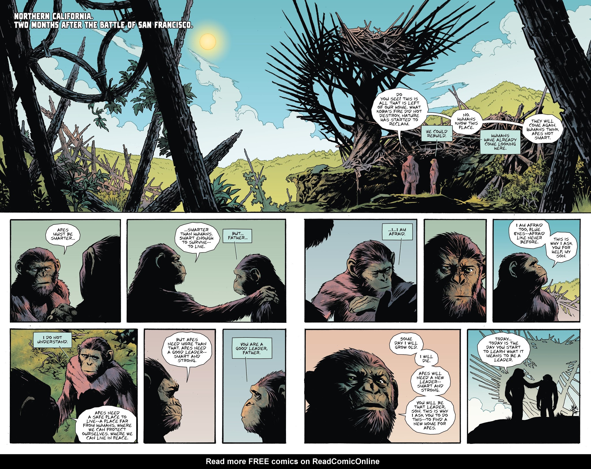 Read online War for the Planet of the Apes comic -  Issue #2 - 6