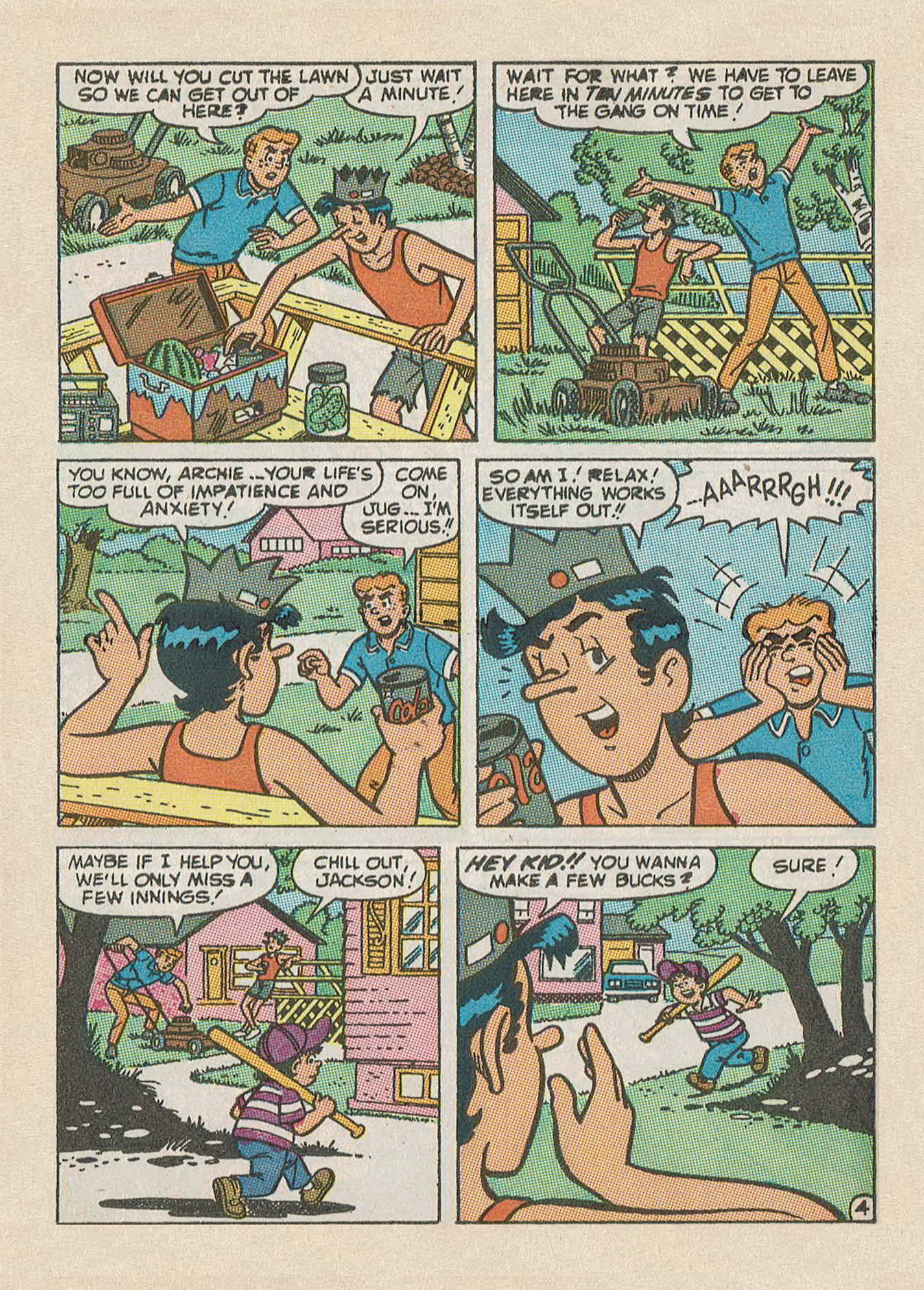 Read online Jughead Jones Comics Digest comic -  Issue #63 - 128
