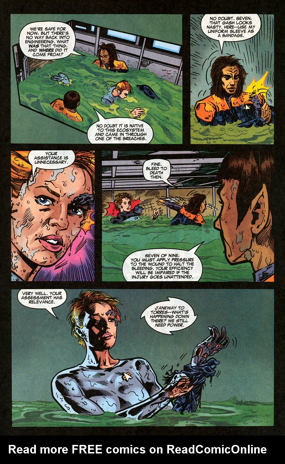 Read online Star Trek: Voyager--Splashdown comic -  Issue #2 - 8
